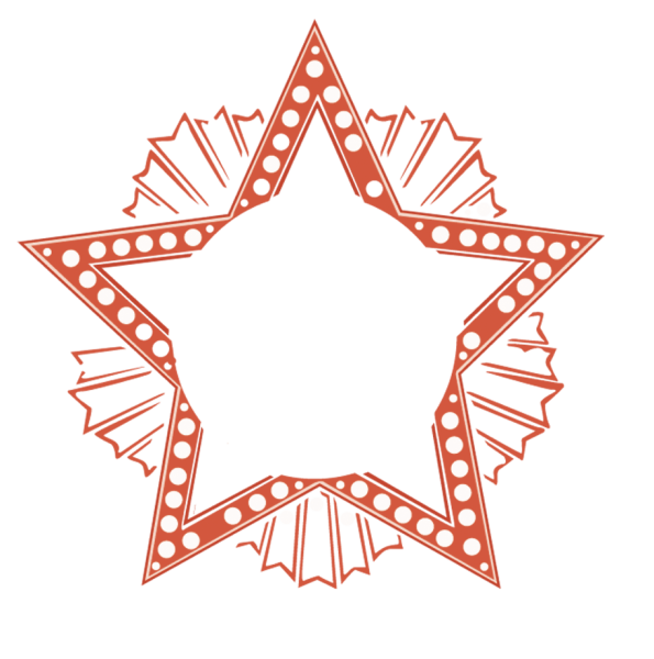 Рамка в виде звезды