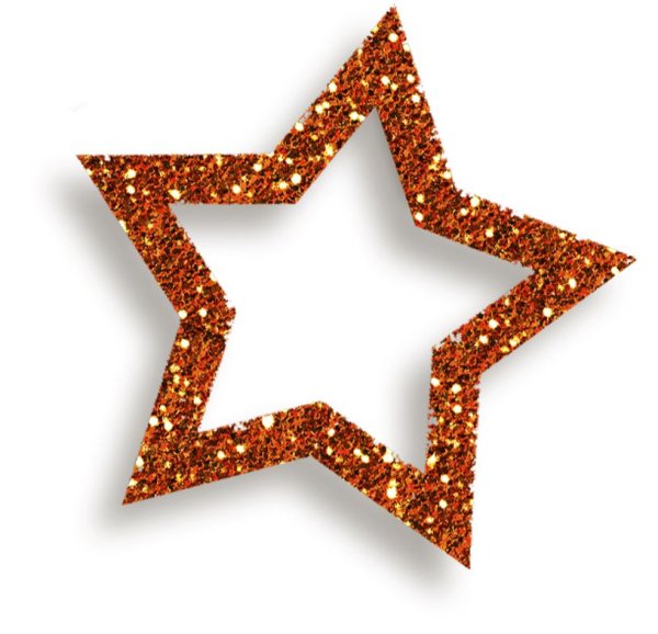 Фоторамка в форме звезды