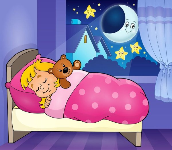 Дети спят мультяшные