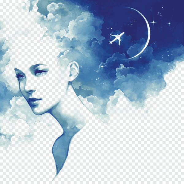 Девушка тянется к звездам