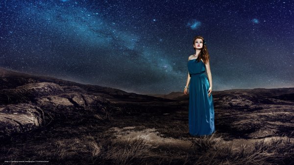 Девушка звезда