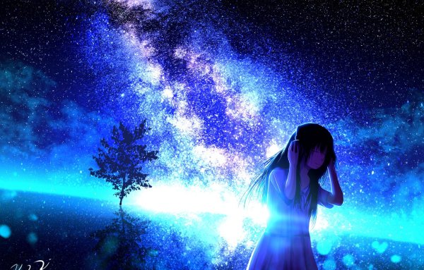 Девушка космос