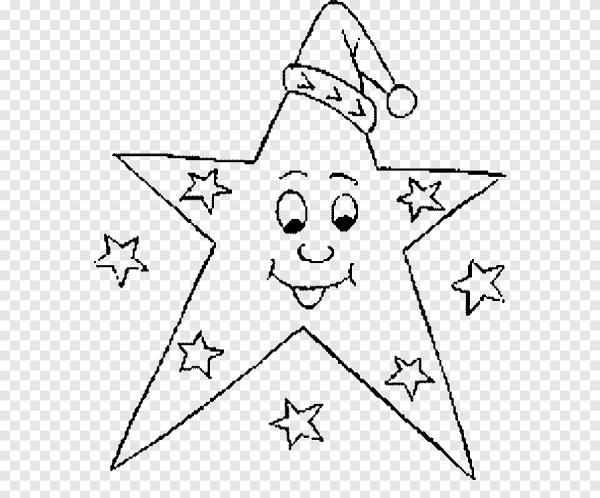 Звезда картинка раскраска