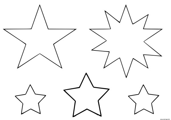 Звезда для срисовки