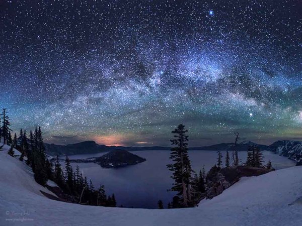 Зимнее звездное небо