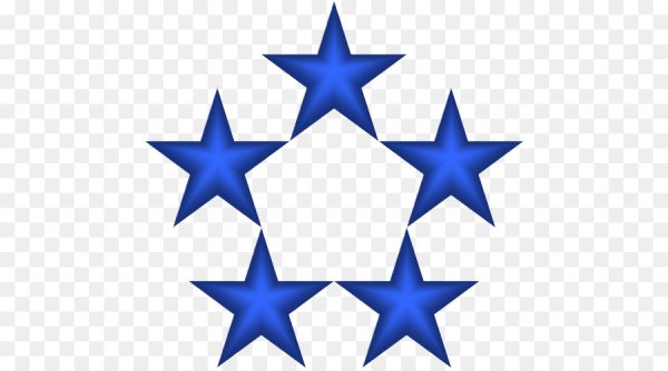 Логотип синяя звезда