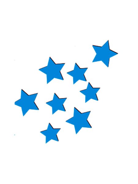 Голубые звездочки