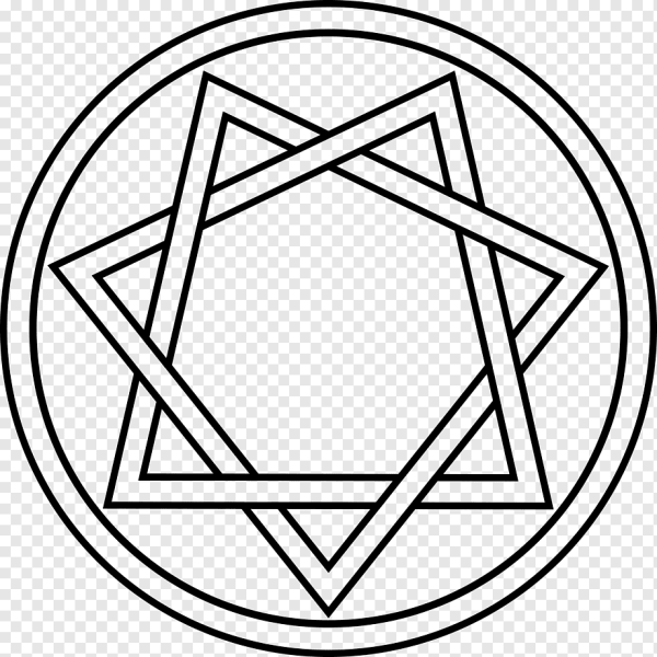 Круг с треугольником внутри