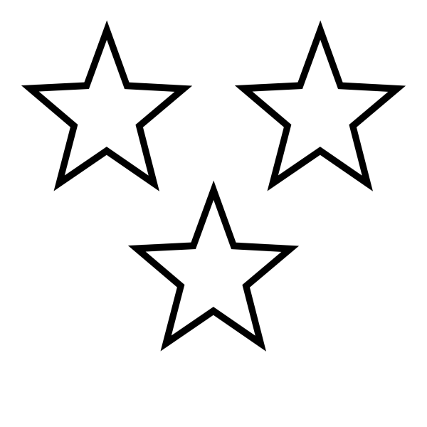 Звездочки черно белые
