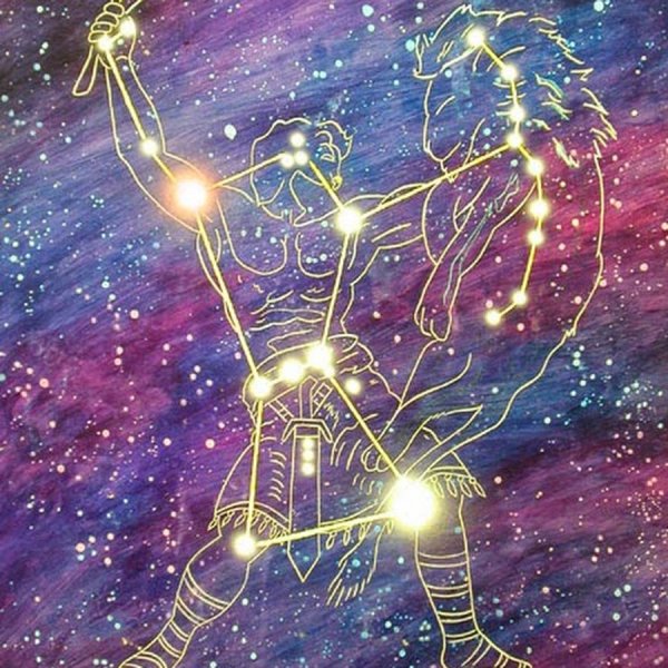 Созвездие Ореон на небе