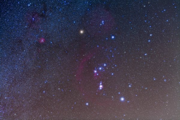 Пояс Ориона Созвездие астеризм