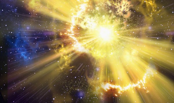 Рождение сверхновой звезды