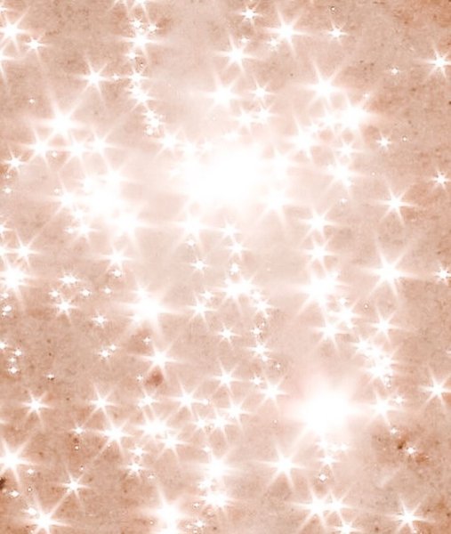 Звезды на прозрачном фоне со свечением