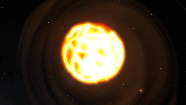 Бетельгейзе звезда размер