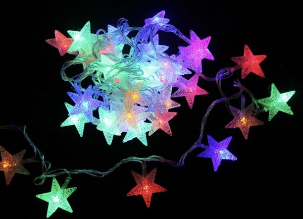 Гирлянда светодиодная «звездочки» 1.5 м, 10 led