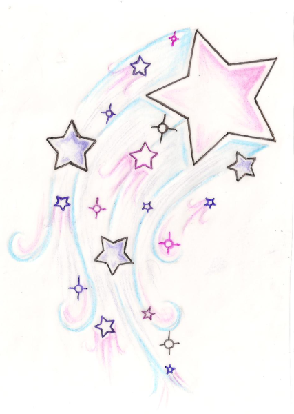 Эскиз звезды пятиконечной