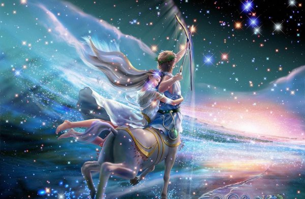 Созвездие стрельца и скорпиона на небе