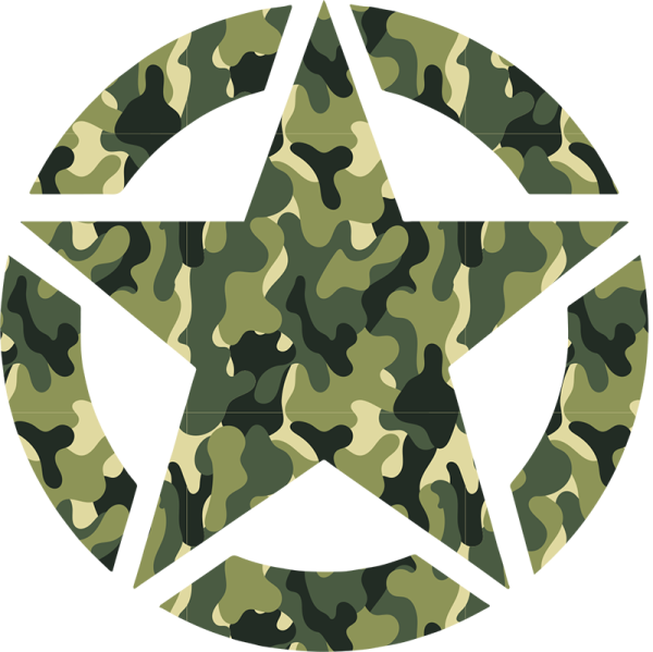 Звезда камуфляжная