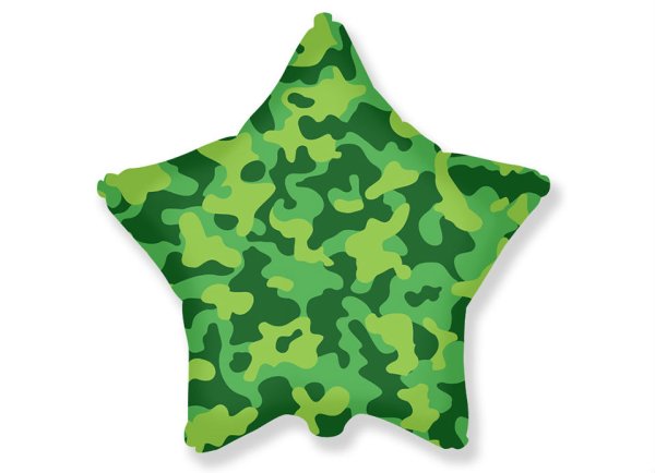 Шар звезда камуфляж Браво