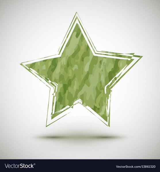 Звезда защитного цвета