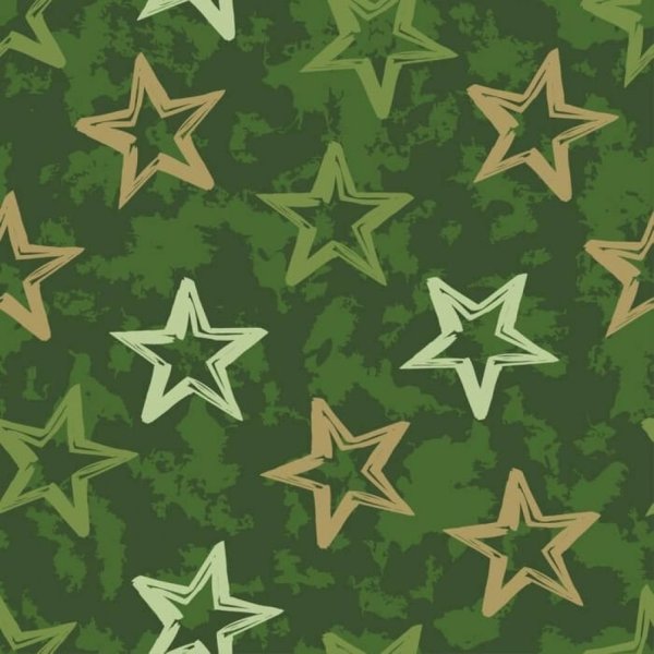 Фон милитари со звездами