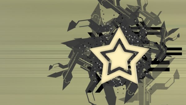 Звездочки зеленого цвета