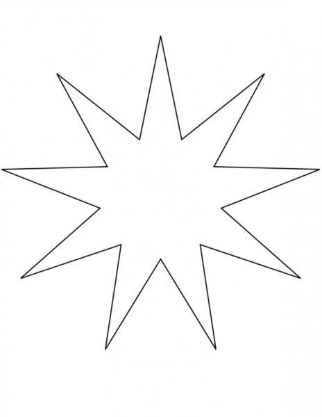 Трафарет Звёздочки