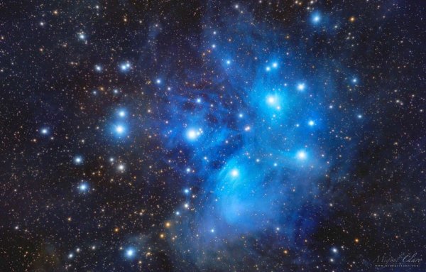 Скопление Плеяды м45