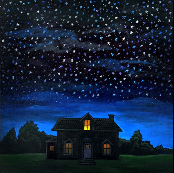 Ночное небо в городе