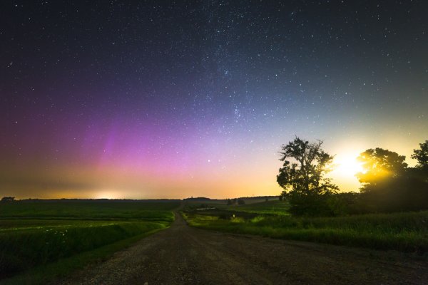 Ночное небо в деревне