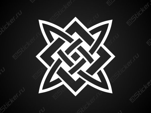 Славянский орнамент звезда Сварога