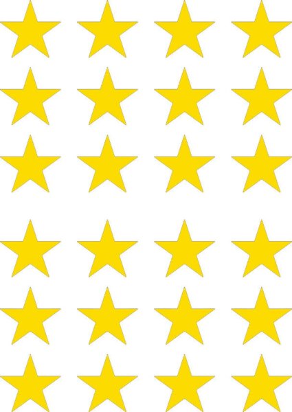 Звездочки желтого цвета