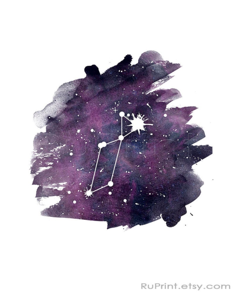 Акварельные звездочки