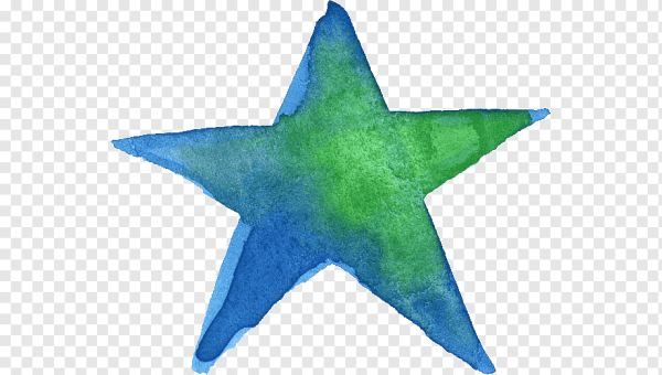 Звездочки акварель