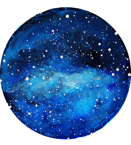 Звезды акварель