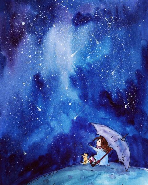 Акварельный космос