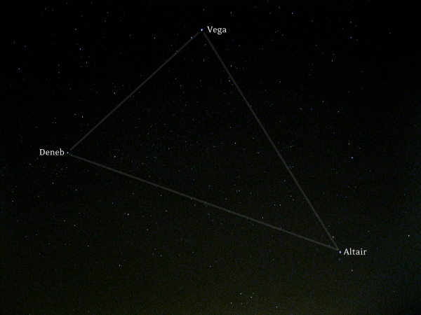 Летний треугольник Вега Денеб Альтаир