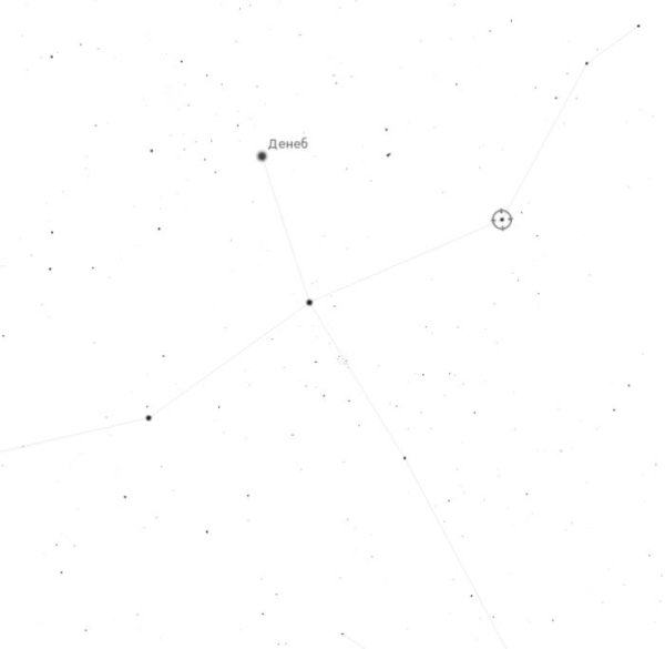 Созвездие лебедь Денеб