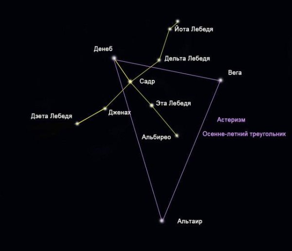 Созвездие лебедь Северный крест