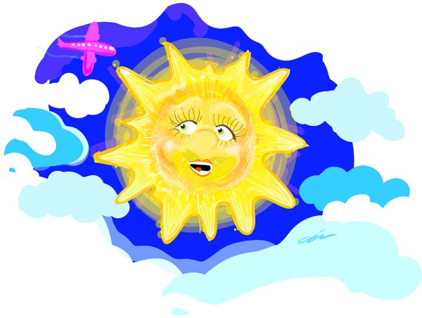 Солнце и Луна для детей