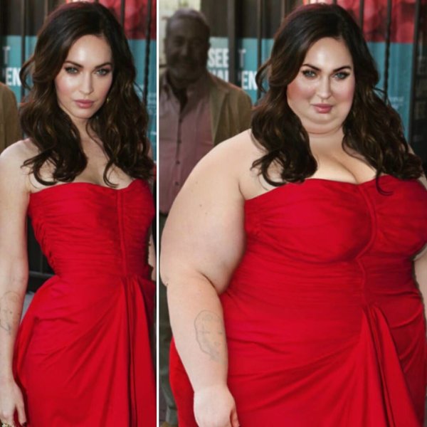 Звезды которые поправились