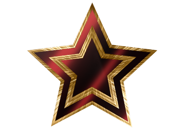 Военная звезда на прозрачном фоне