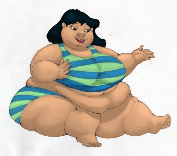 Толстые персонажи мультиков