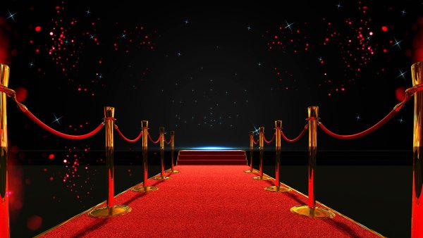 Фотозона красная ковровая дорожка