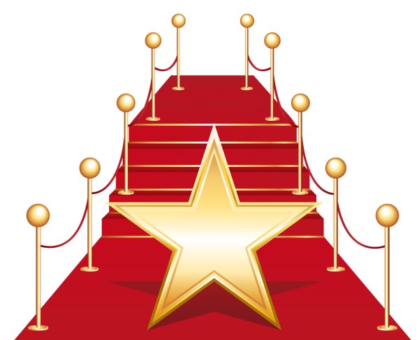 Золотые звезды фон