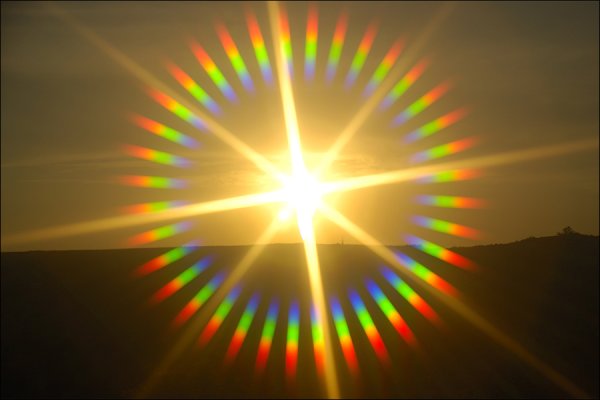 Лучи солнца