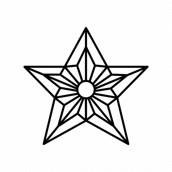 Елочная звезда