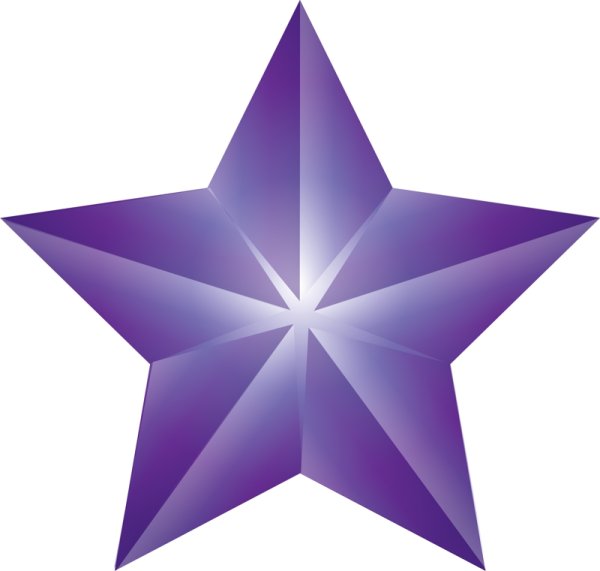 Фиолетовые звездочки