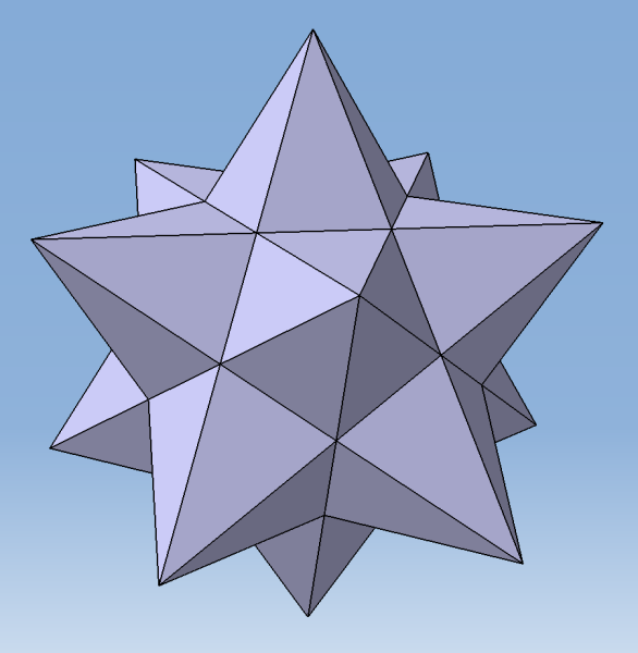 Звездчатые многогранники Кеплера Пуансо