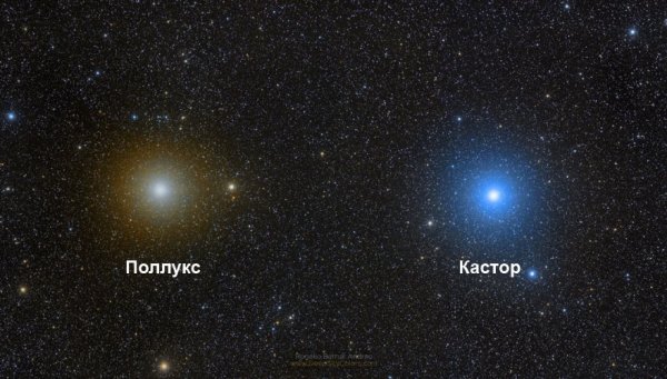 Кастор и Поллукс звезды